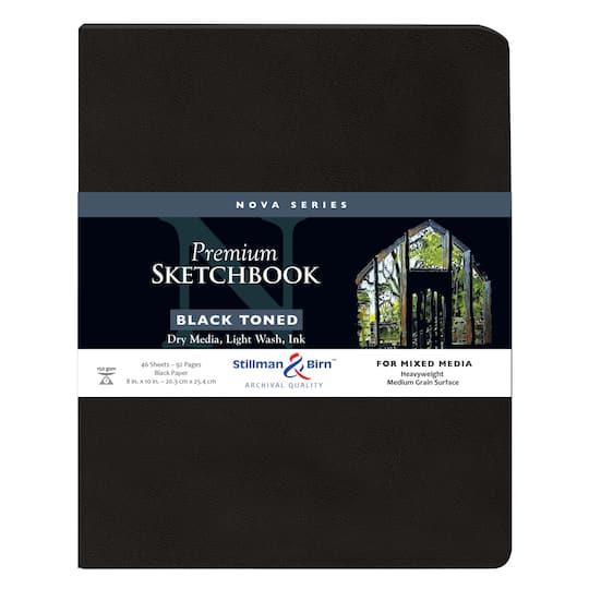 Stillman &#x26; Birn&#x2122; Nova Series Black Toned Premium Softcover Mixed Media Sketchbook